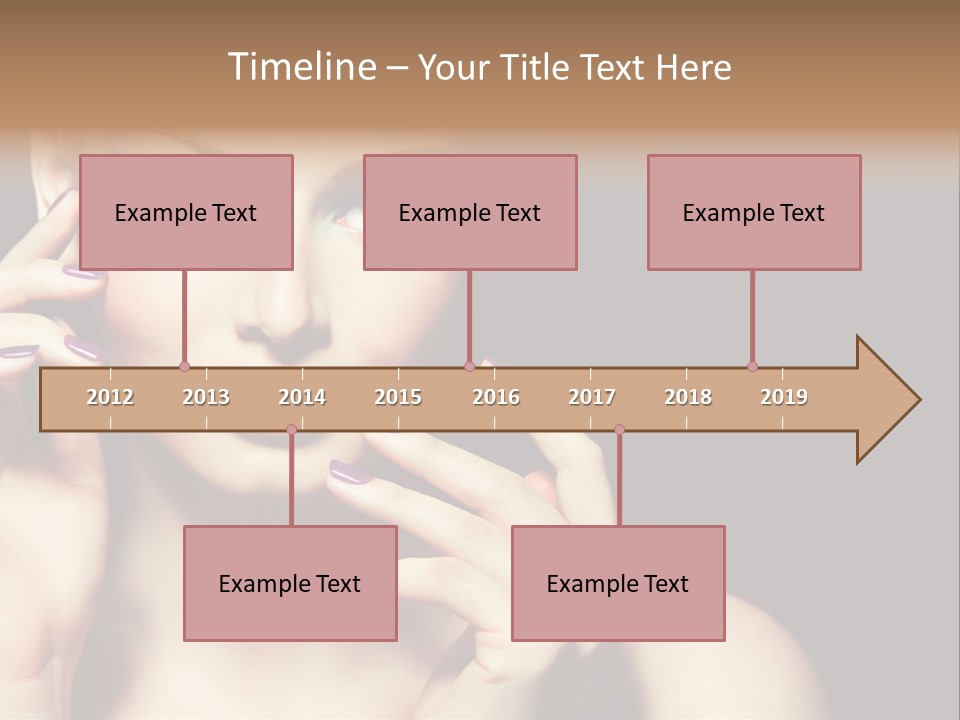 Make Up Beauty Salon Girl PowerPoint Template