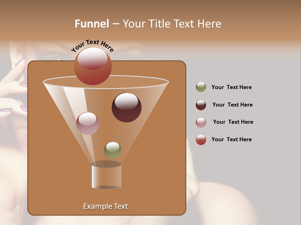 Make Up Beauty Salon Girl PowerPoint Template