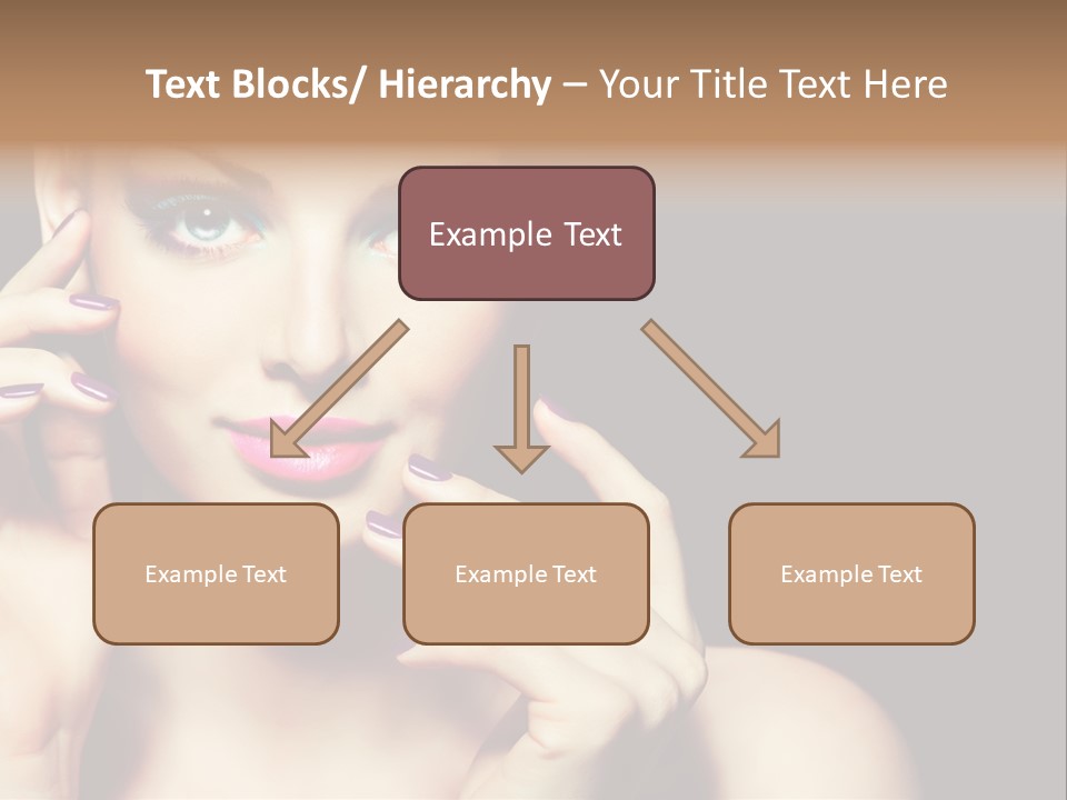 Make Up Beauty Salon Girl PowerPoint Template