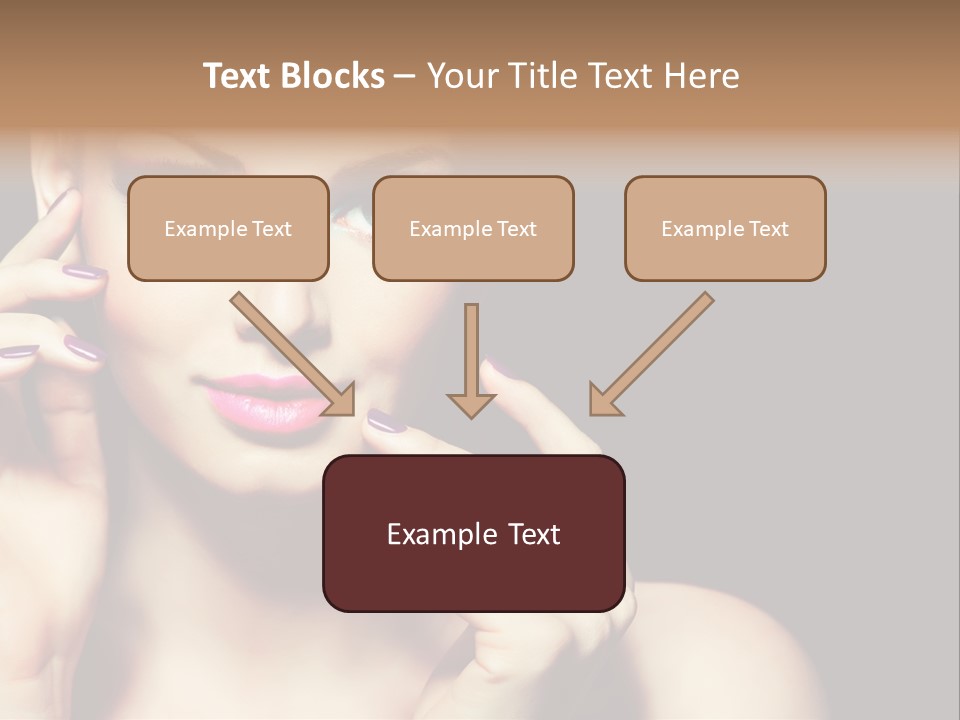 Make Up Beauty Salon Girl PowerPoint Template