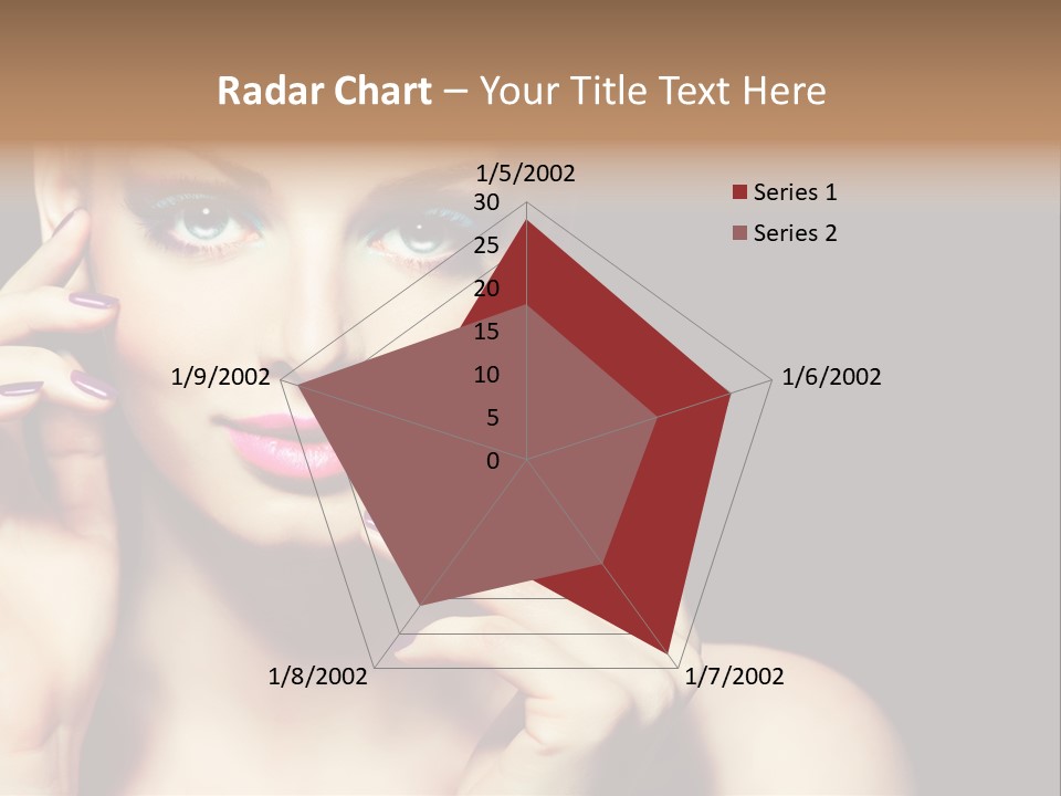 Make Up Beauty Salon Girl PowerPoint Template