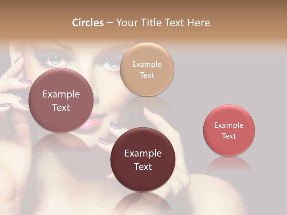 Make Up Beauty Salon Girl PowerPoint Template