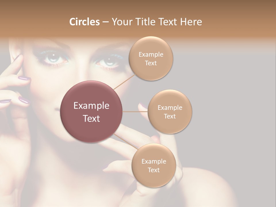 Make Up Beauty Salon Girl PowerPoint Template