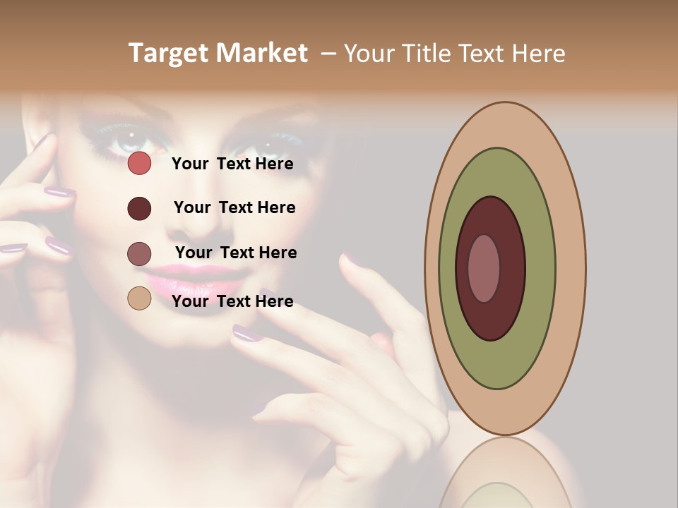 Make Up Beauty Salon Girl PowerPoint Template