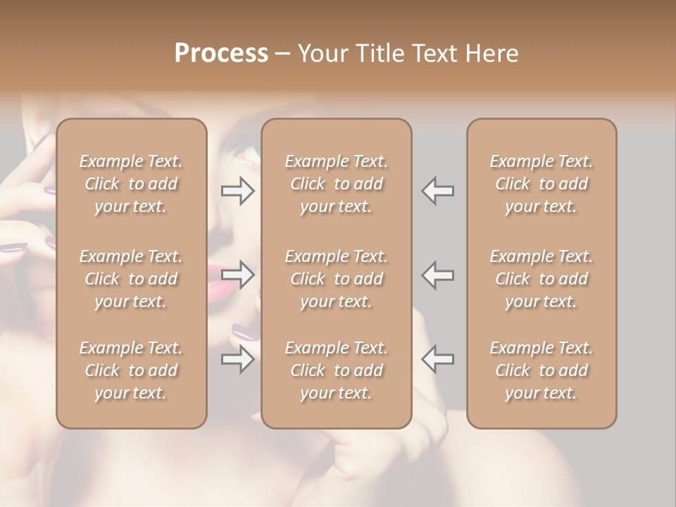 Make Up Beauty Salon Girl PowerPoint Template
