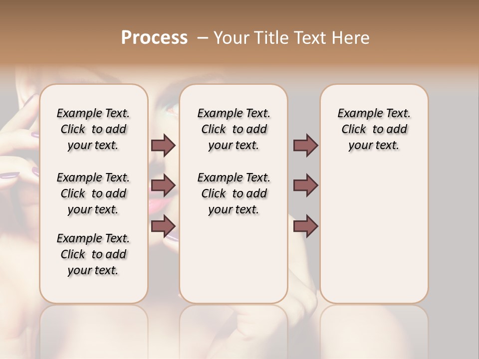 Make Up Beauty Salon Girl PowerPoint Template