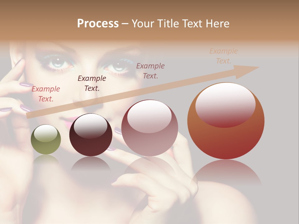 Make Up Beauty Salon Girl PowerPoint Template