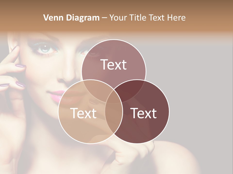 Make Up Beauty Salon Girl PowerPoint Template