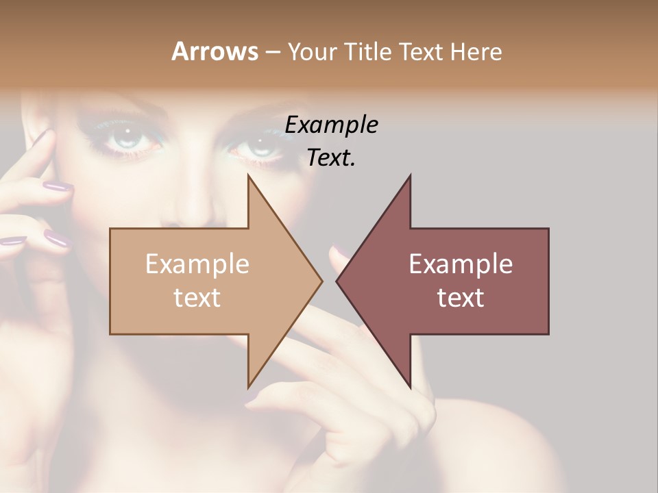 Make Up Beauty Salon Girl PowerPoint Template