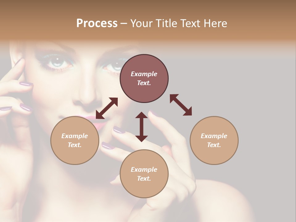 Make Up Beauty Salon Girl PowerPoint Template