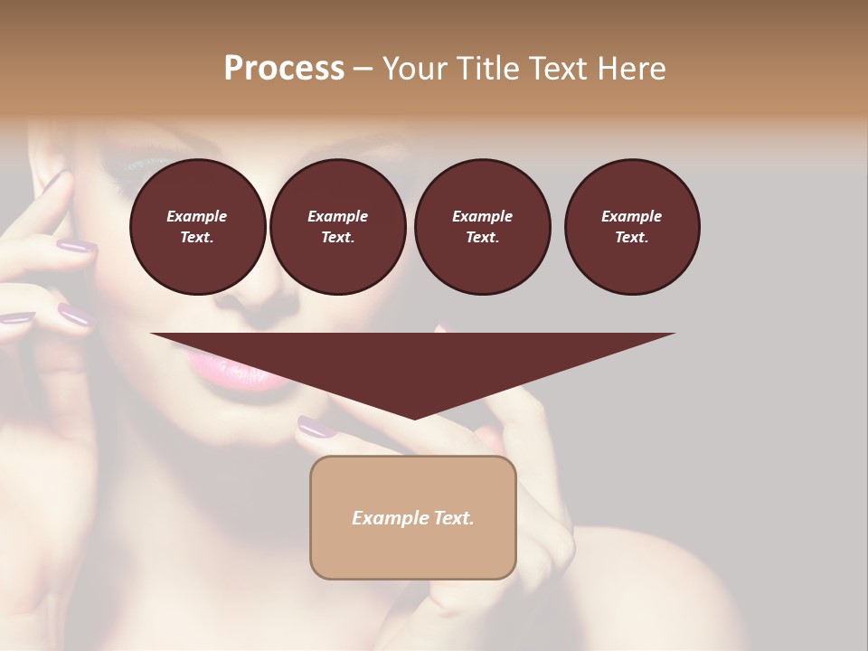 Make Up Beauty Salon Girl PowerPoint Template