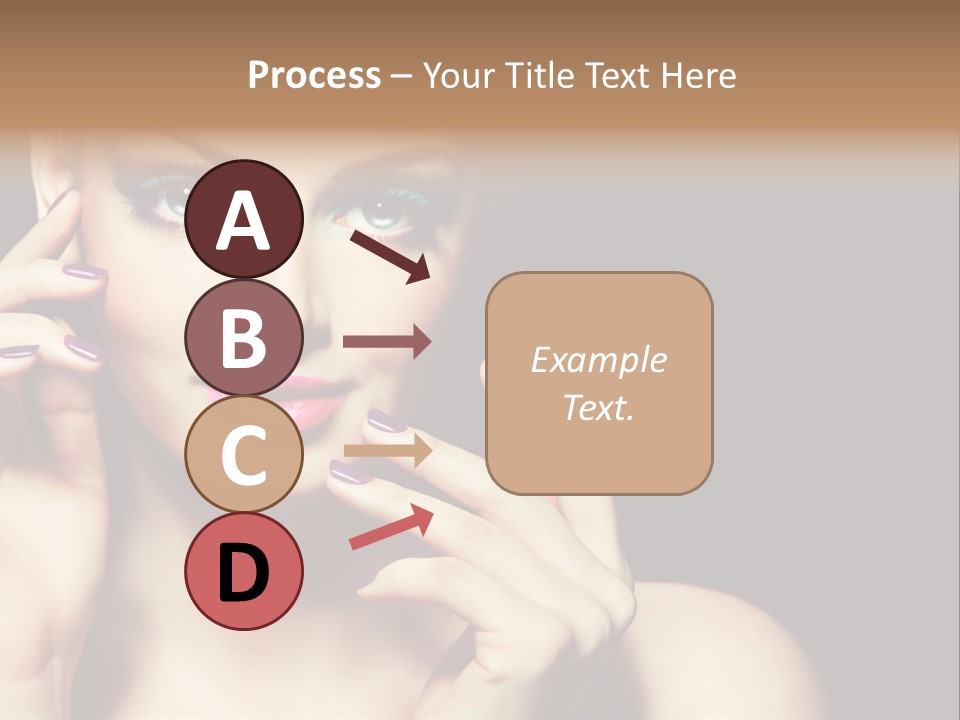 Make Up Beauty Salon Girl PowerPoint Template