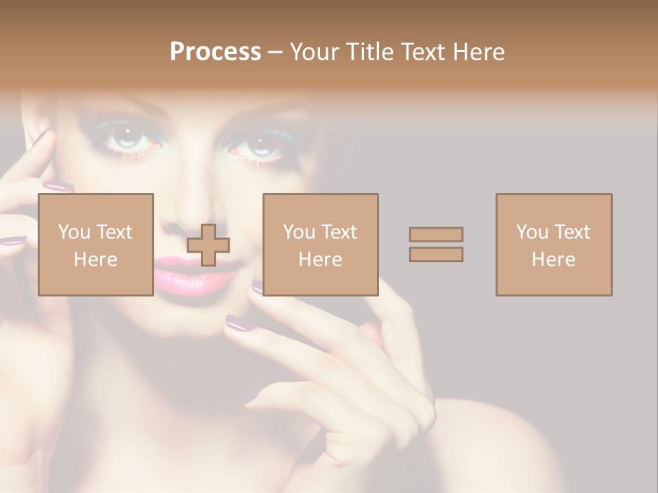 Make Up Beauty Salon Girl PowerPoint Template