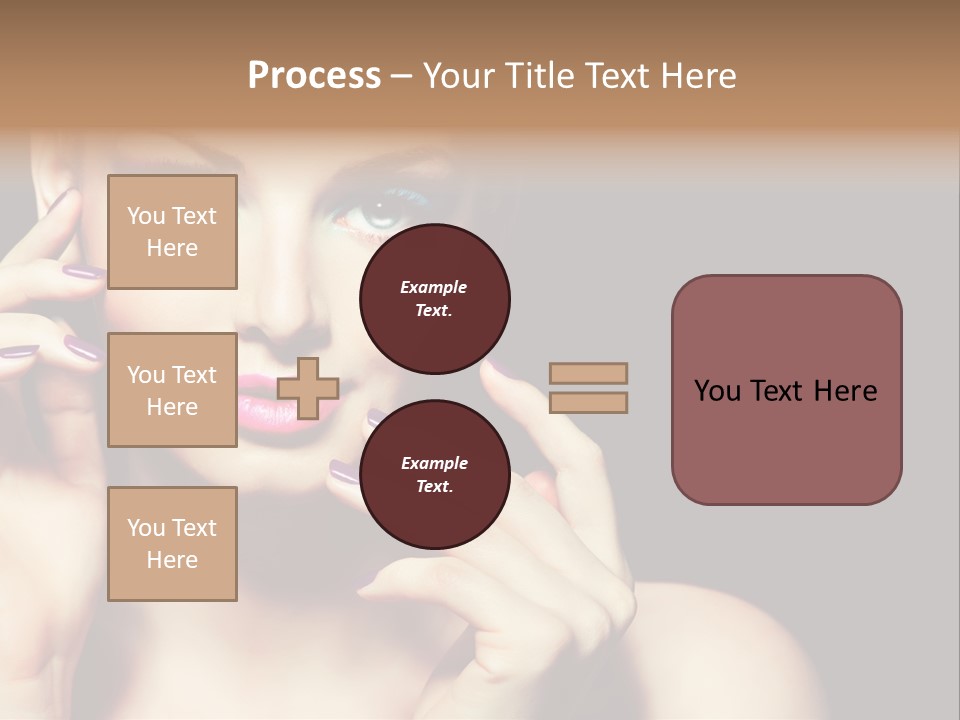 Make Up Beauty Salon Girl PowerPoint Template