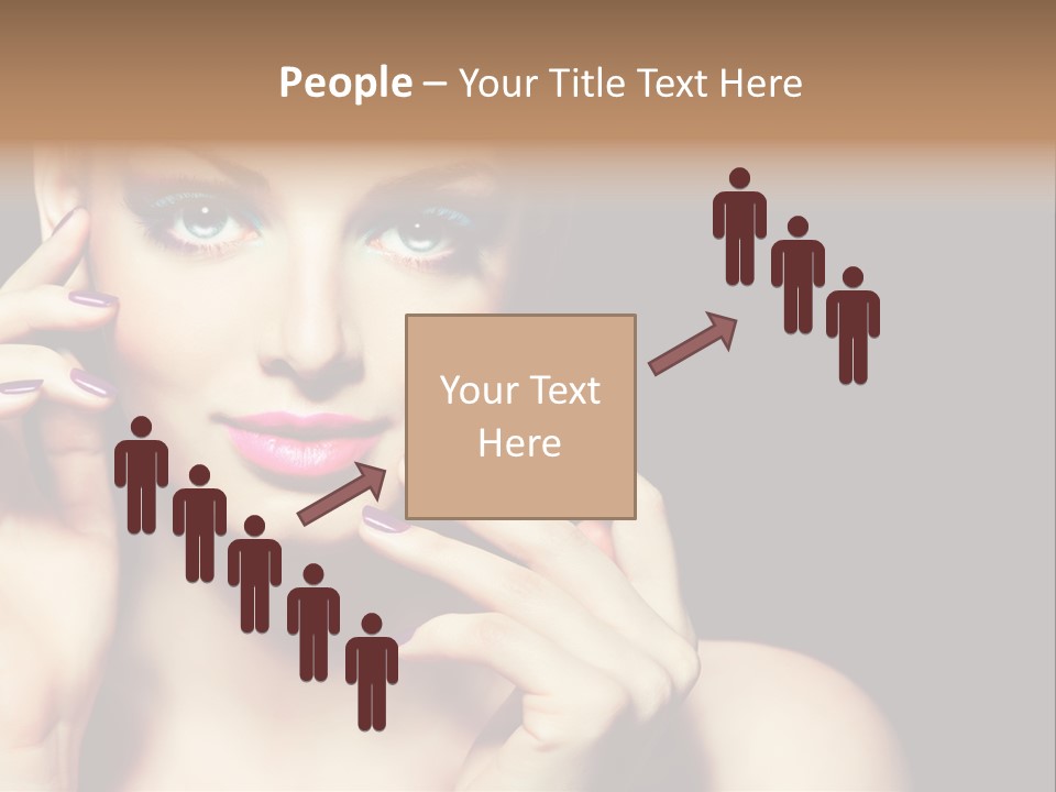 Make Up Beauty Salon Girl PowerPoint Template