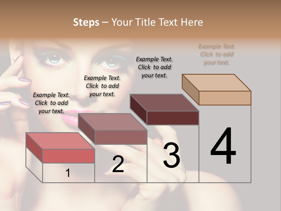 Make Up Beauty Salon Girl PowerPoint Template