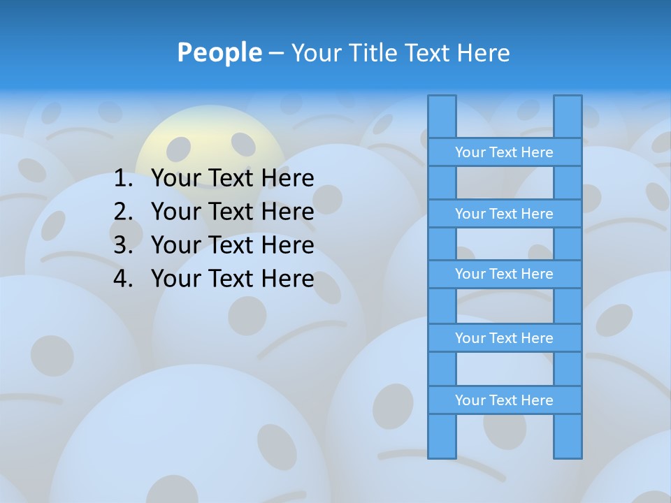 Uniqueness Business Black PowerPoint Template