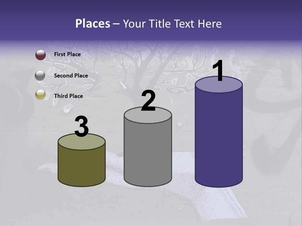 Graffiti City Expression PowerPoint Template