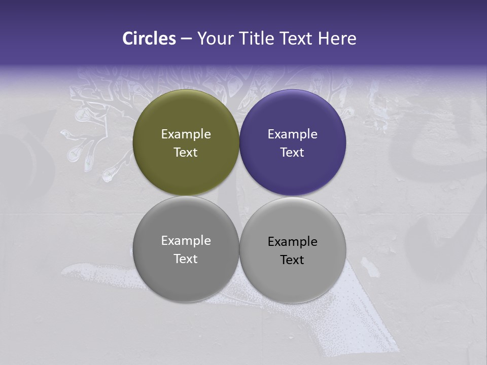 Graffiti City Expression PowerPoint Template