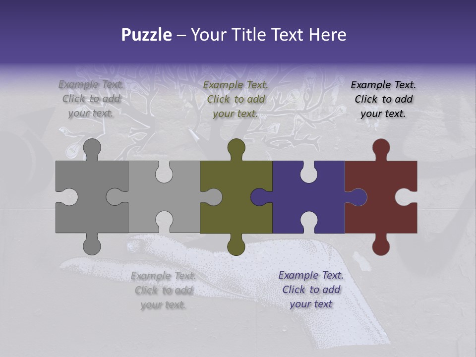 Graffiti City Expression PowerPoint Template