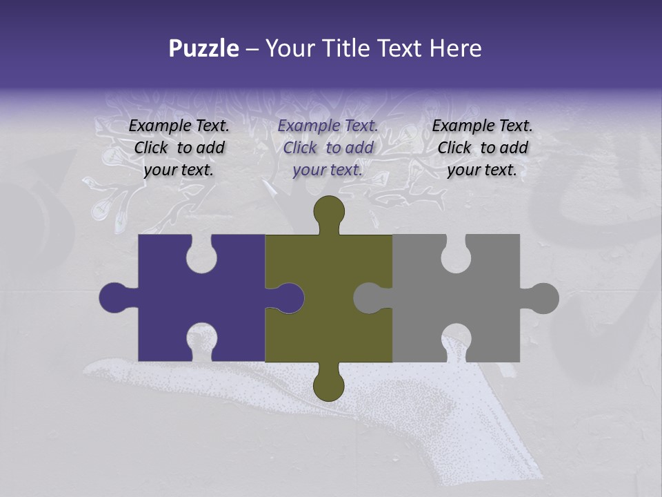 Graffiti City Expression PowerPoint Template