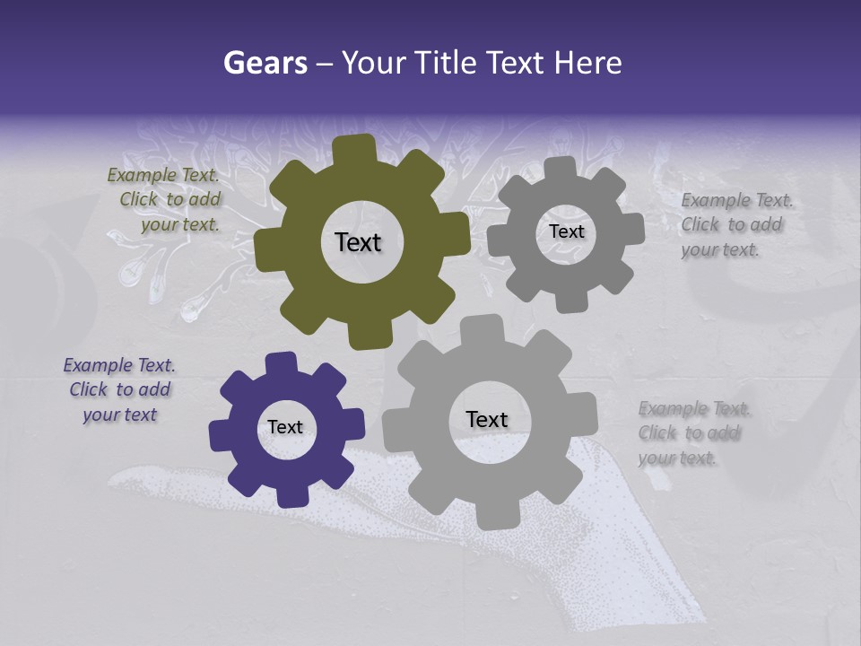 Graffiti City Expression PowerPoint Template