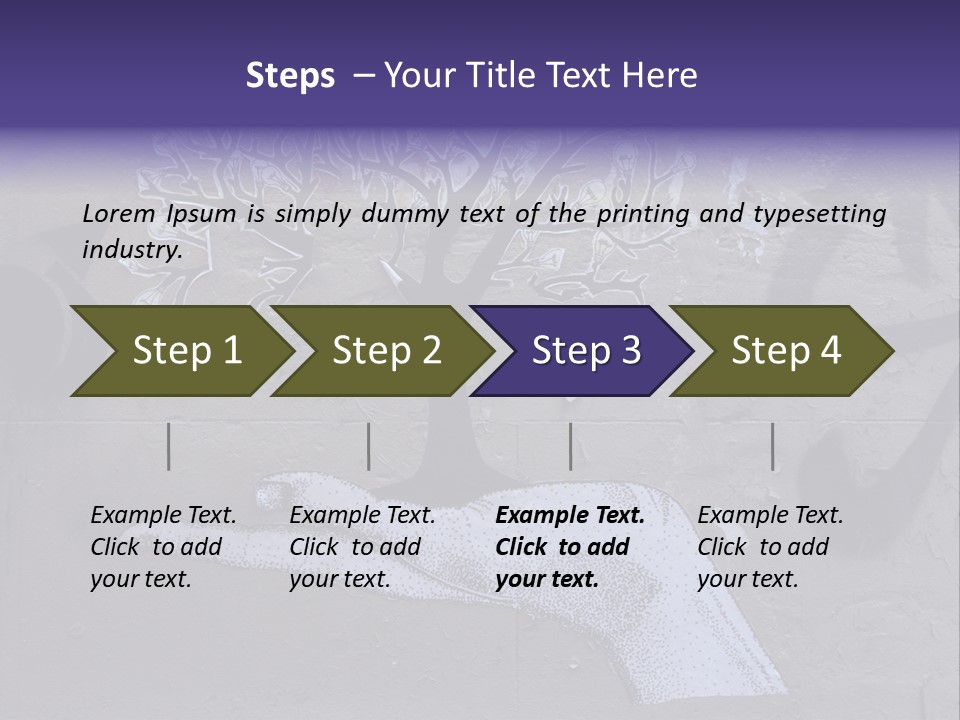 Graffiti City Expression PowerPoint Template