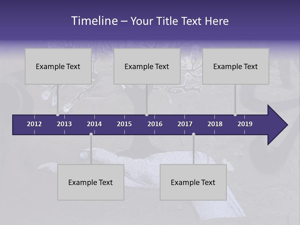 Graffiti City Expression PowerPoint Template