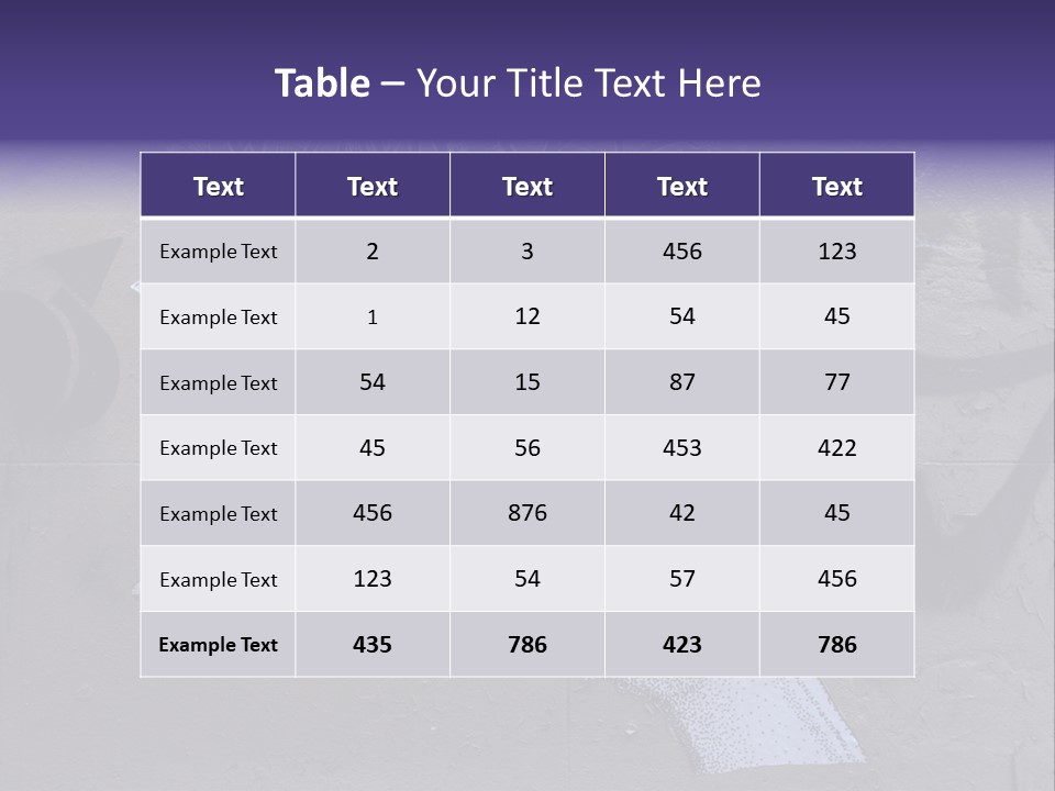 Graffiti City Expression PowerPoint Template