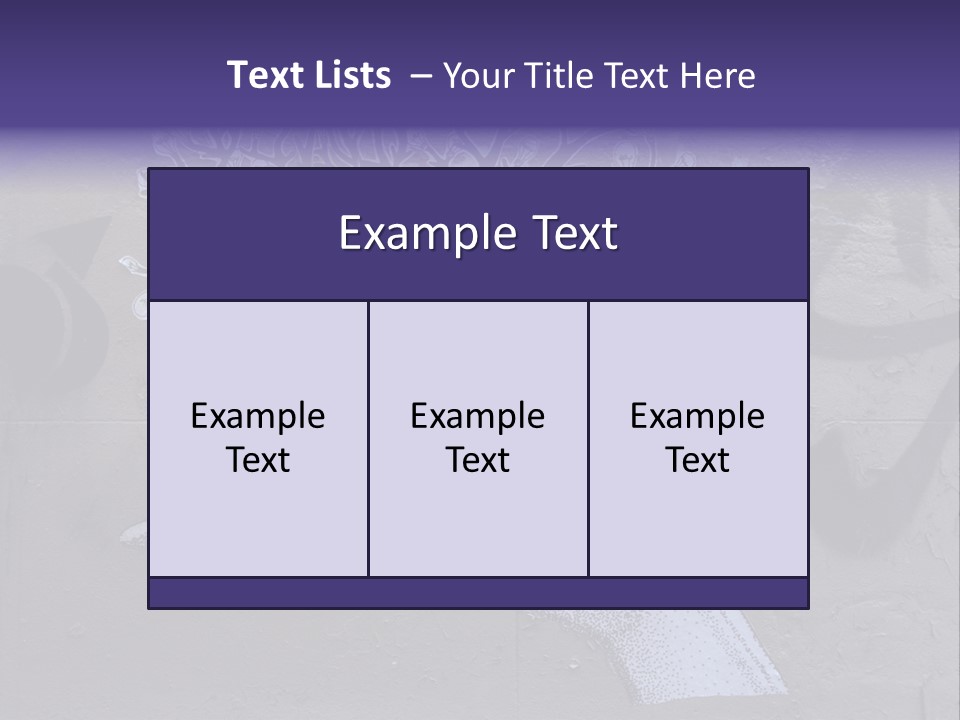 Graffiti City Expression PowerPoint Template