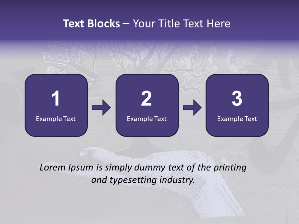 Graffiti City Expression PowerPoint Template