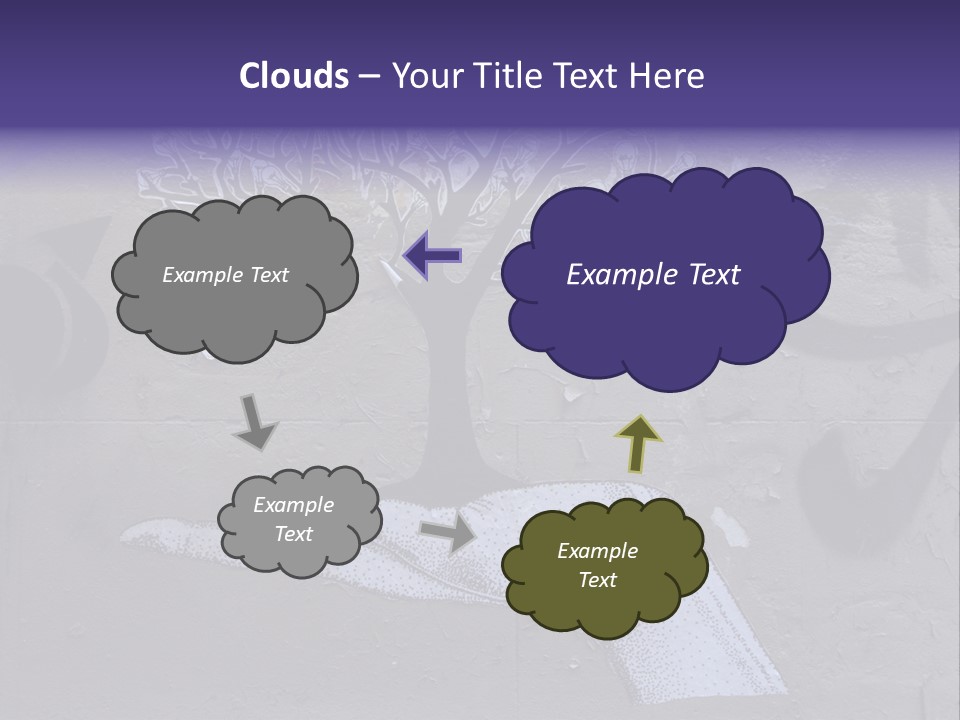 Graffiti City Expression PowerPoint Template