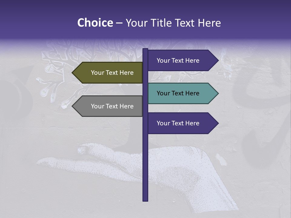 Graffiti City Expression PowerPoint Template