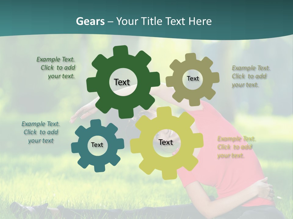 Stretching Active Energy PowerPoint Template