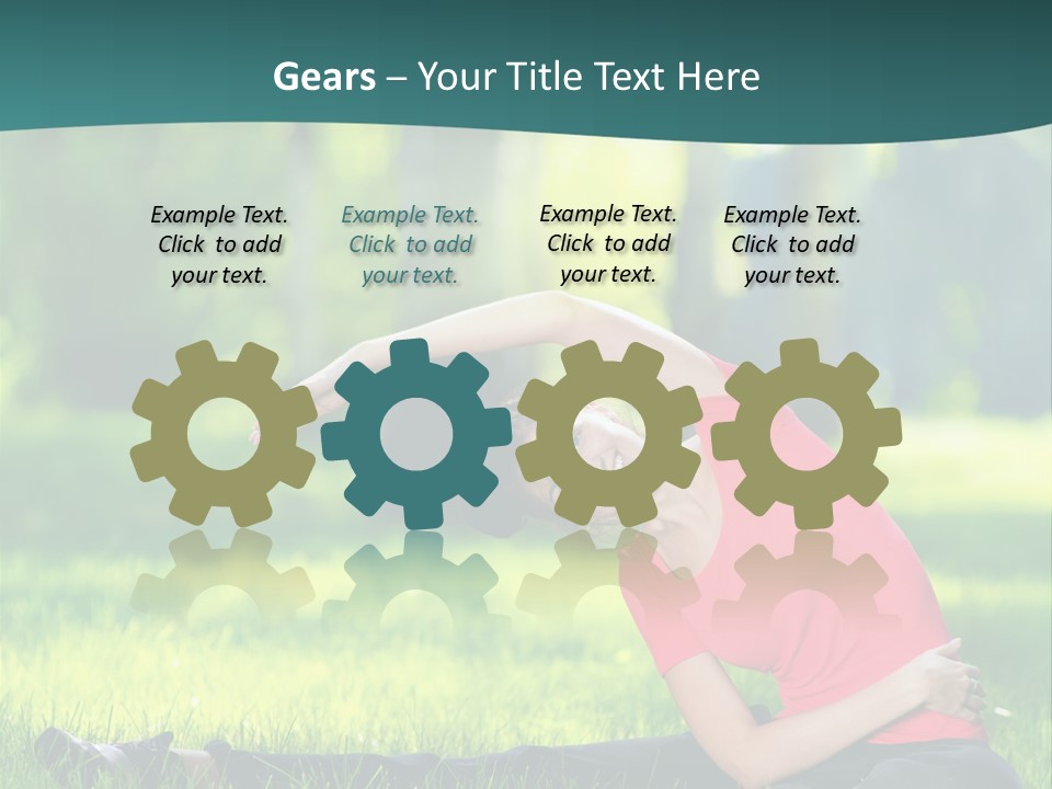 Stretching Active Energy PowerPoint Template