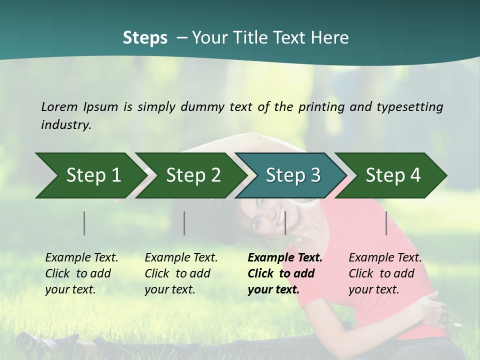 Stretching Active Energy PowerPoint Template