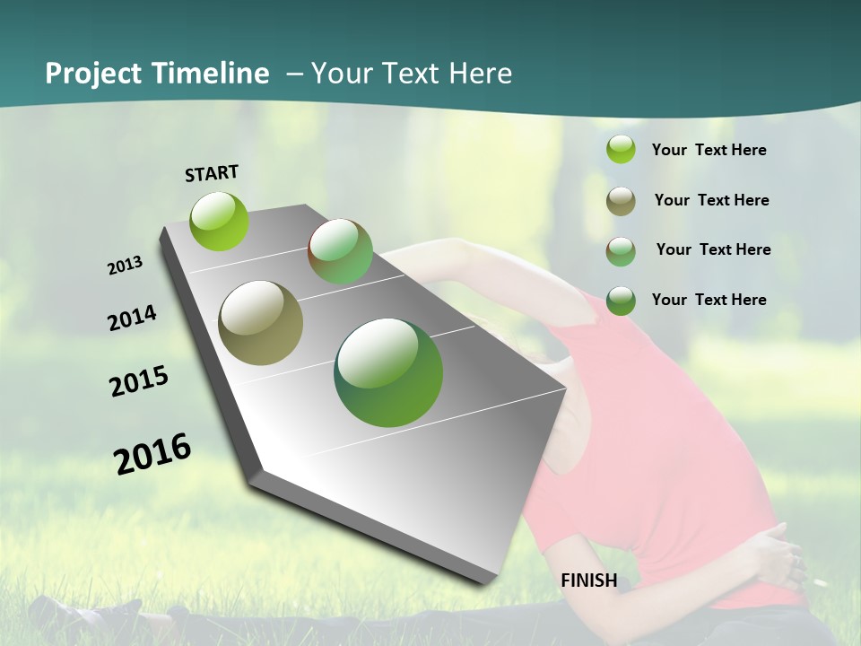 Stretching Active Energy PowerPoint Template