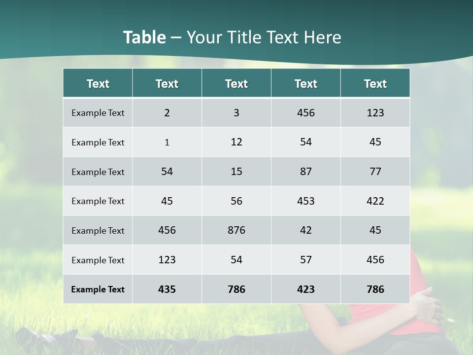 Stretching Active Energy PowerPoint Template