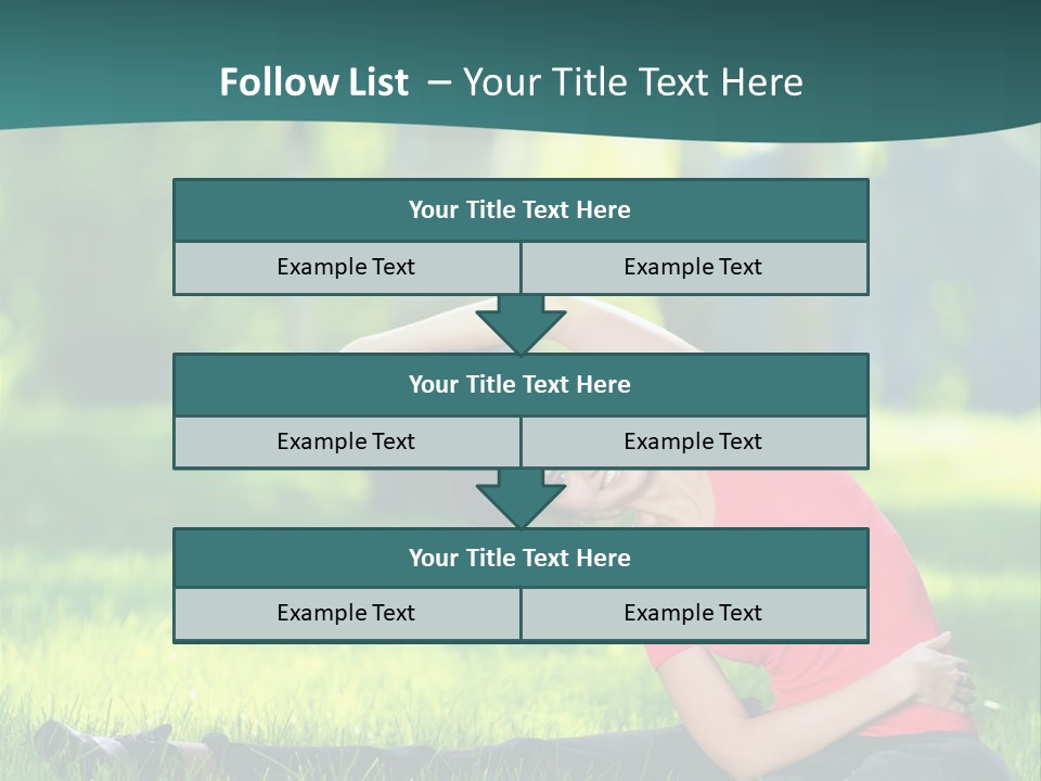 Stretching Active Energy PowerPoint Template