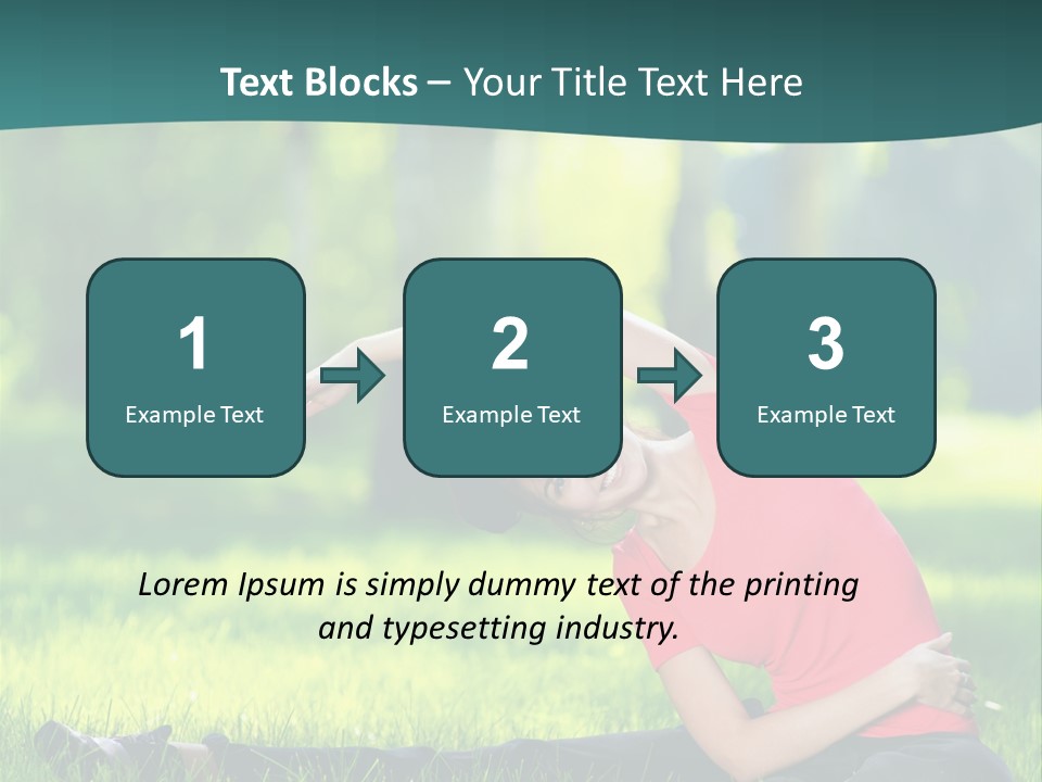 Stretching Active Energy PowerPoint Template