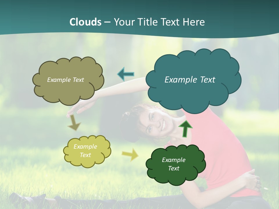 Stretching Active Energy PowerPoint Template