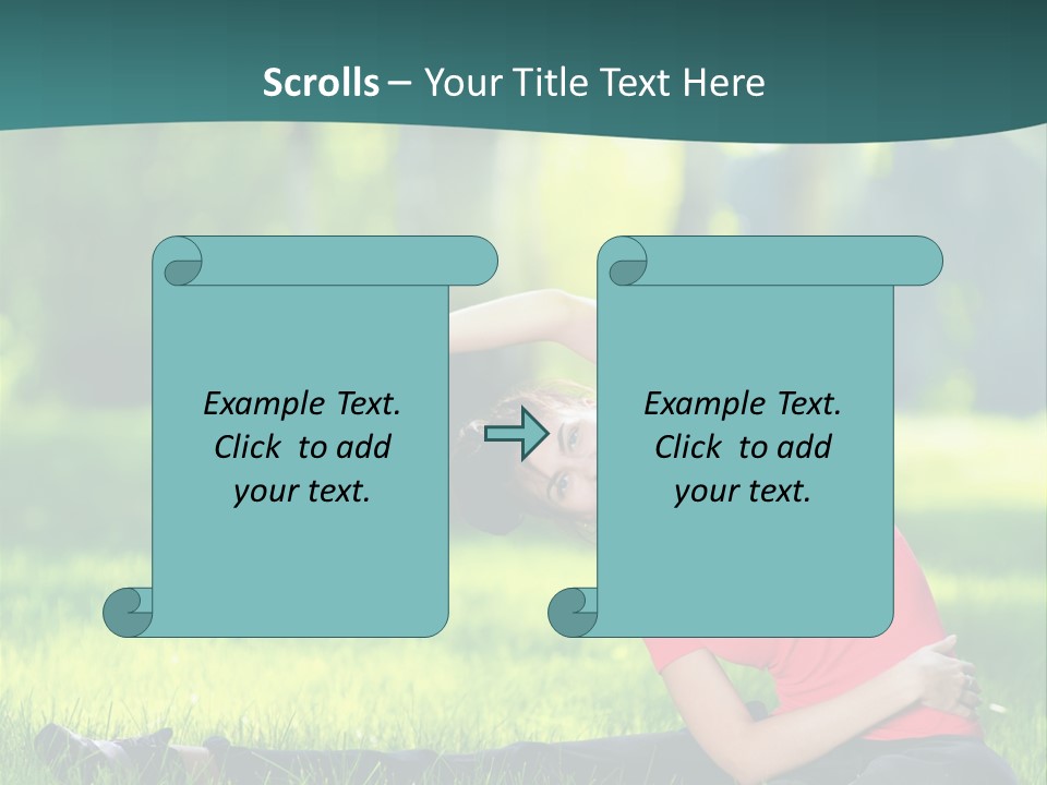 Stretching Active Energy PowerPoint Template