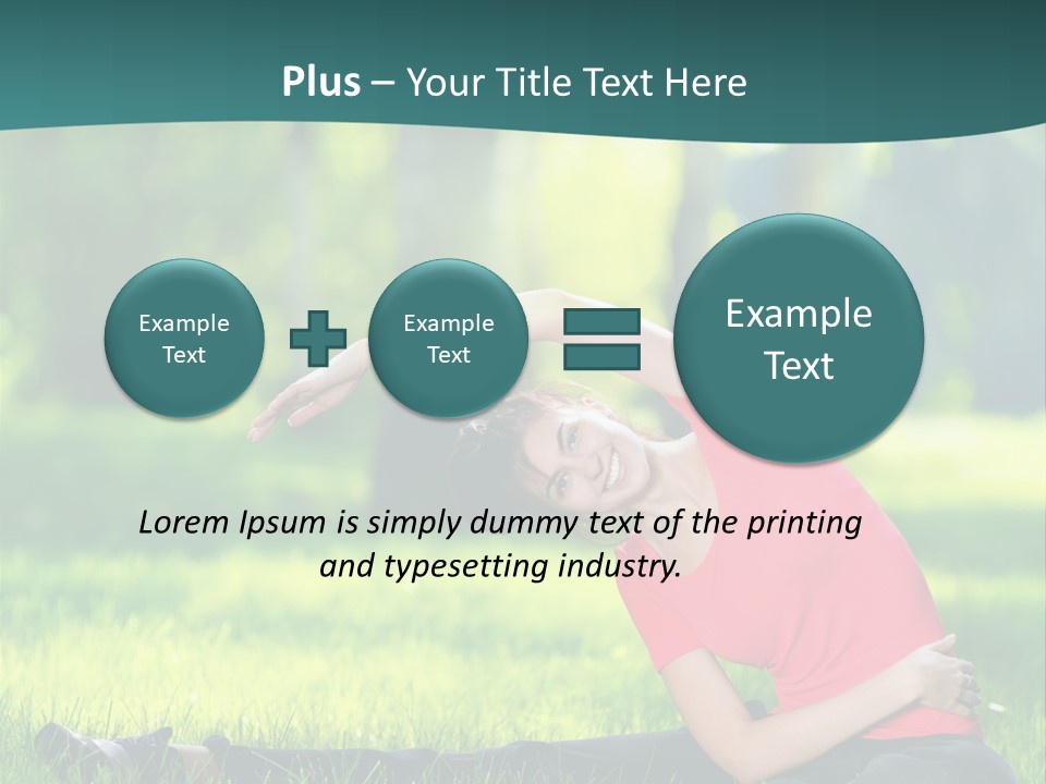 Stretching Active Energy PowerPoint Template