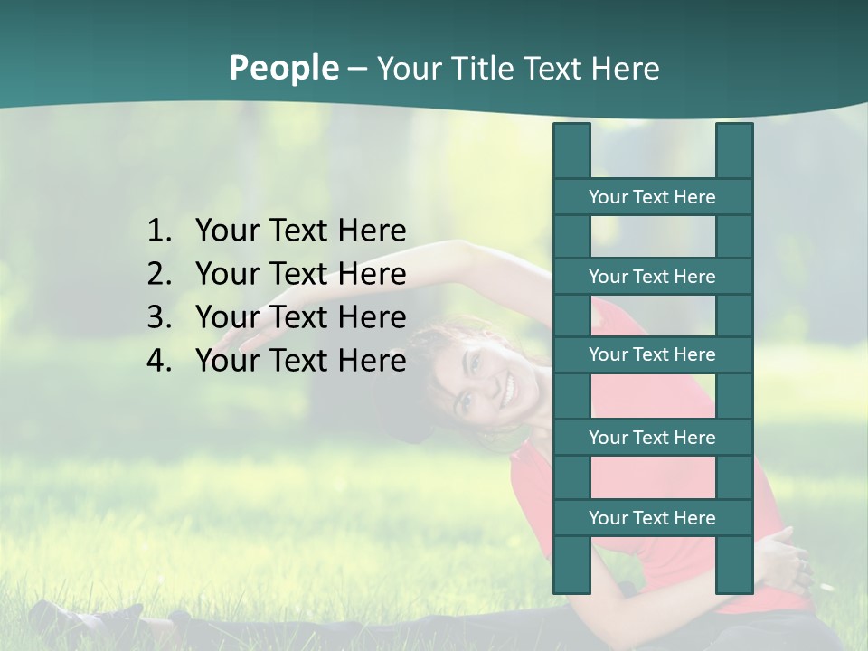 Stretching Active Energy PowerPoint Template
