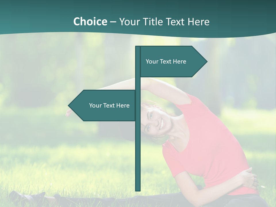 Stretching Active Energy PowerPoint Template