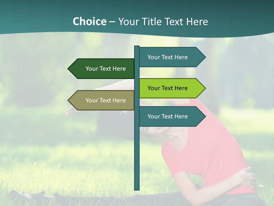 Stretching Active Energy PowerPoint Template