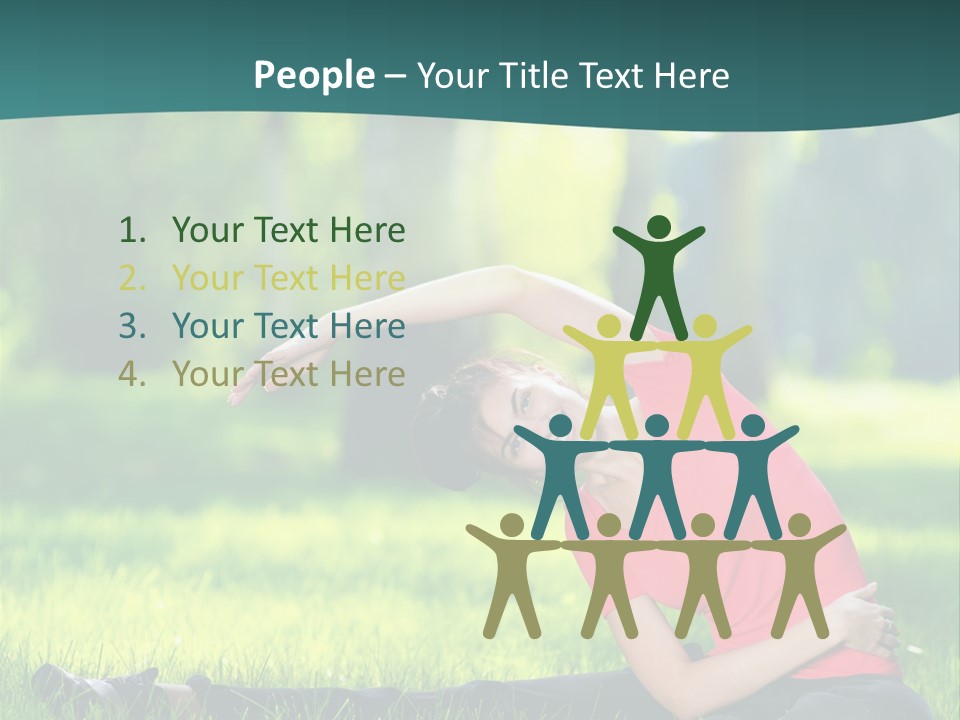 Stretching Active Energy PowerPoint Template