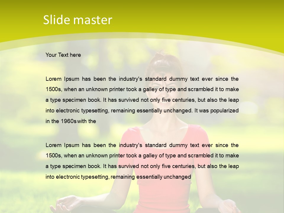 Fresh Pilates Serene PowerPoint Template