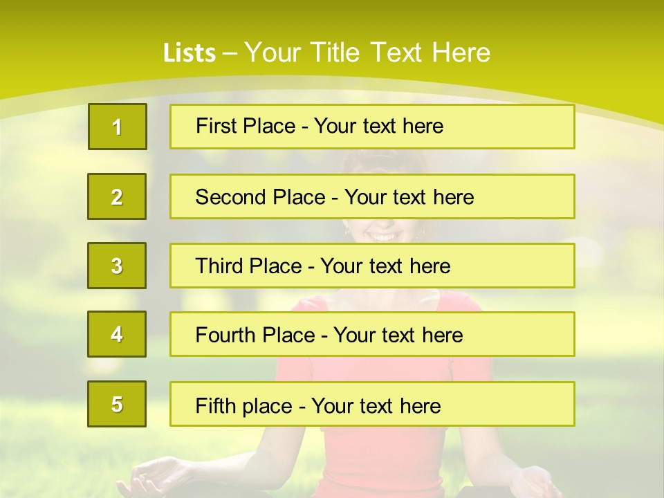 Fresh Pilates Serene PowerPoint Template
