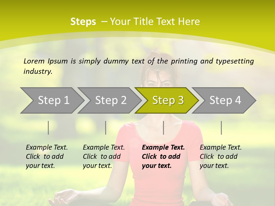 Fresh Pilates Serene PowerPoint Template